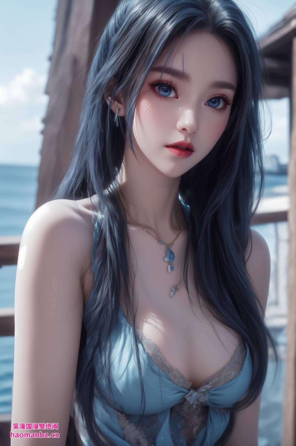 简约线条勾勒深邃宇宙巴巴塔星云映衬手机屏幕