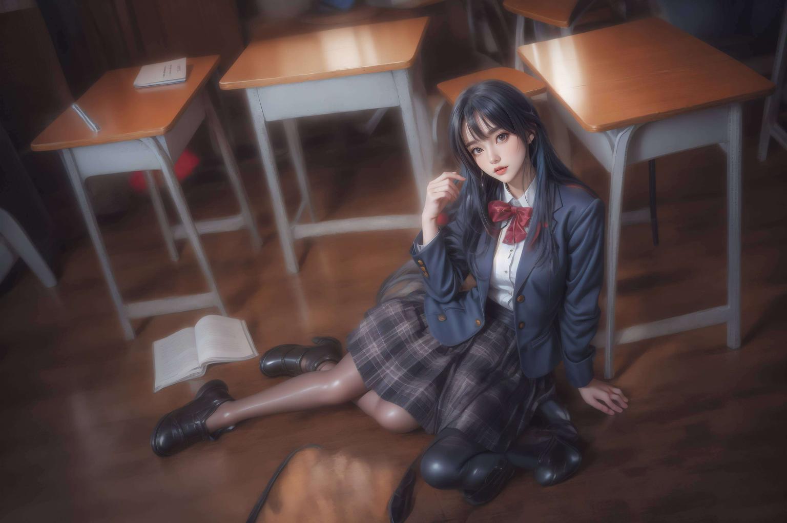 女生专属的桌面艺术酷炫光影交织