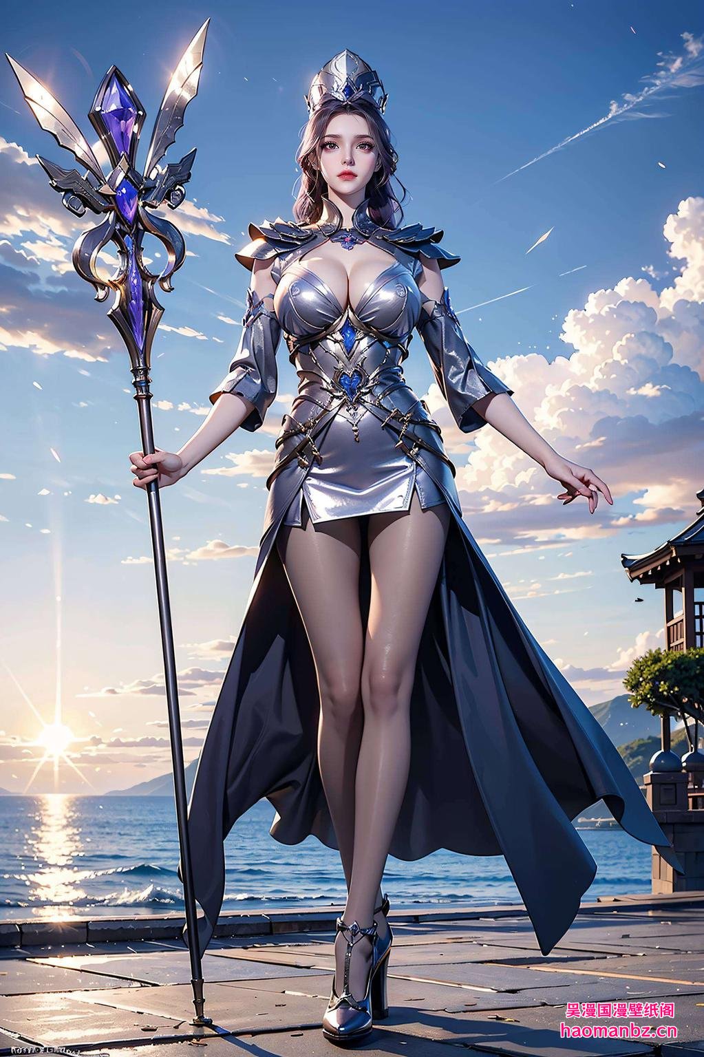 苹果桌面装饰新选择！比比东罗刹4K壁纸神秘妖艳