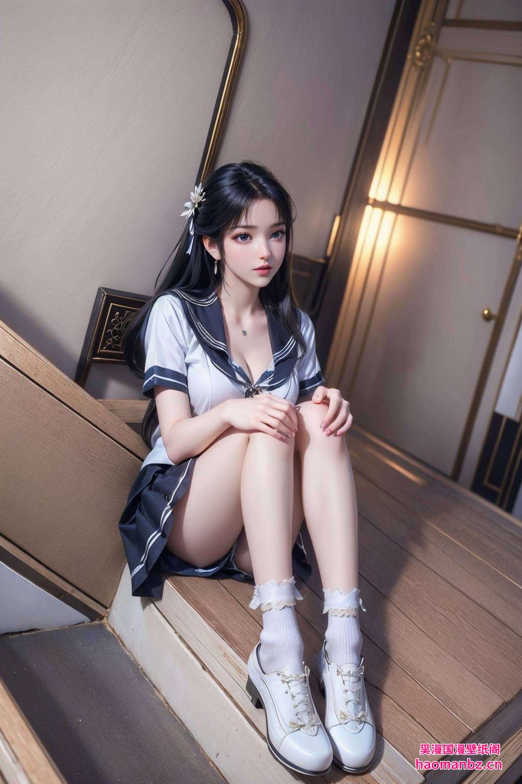 碧瑶父亲的身影甜美又不失格调