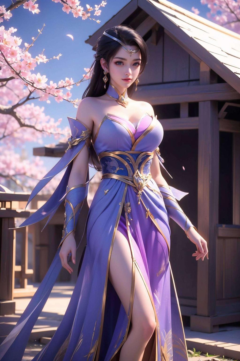 淡雅清幽仙气逼人