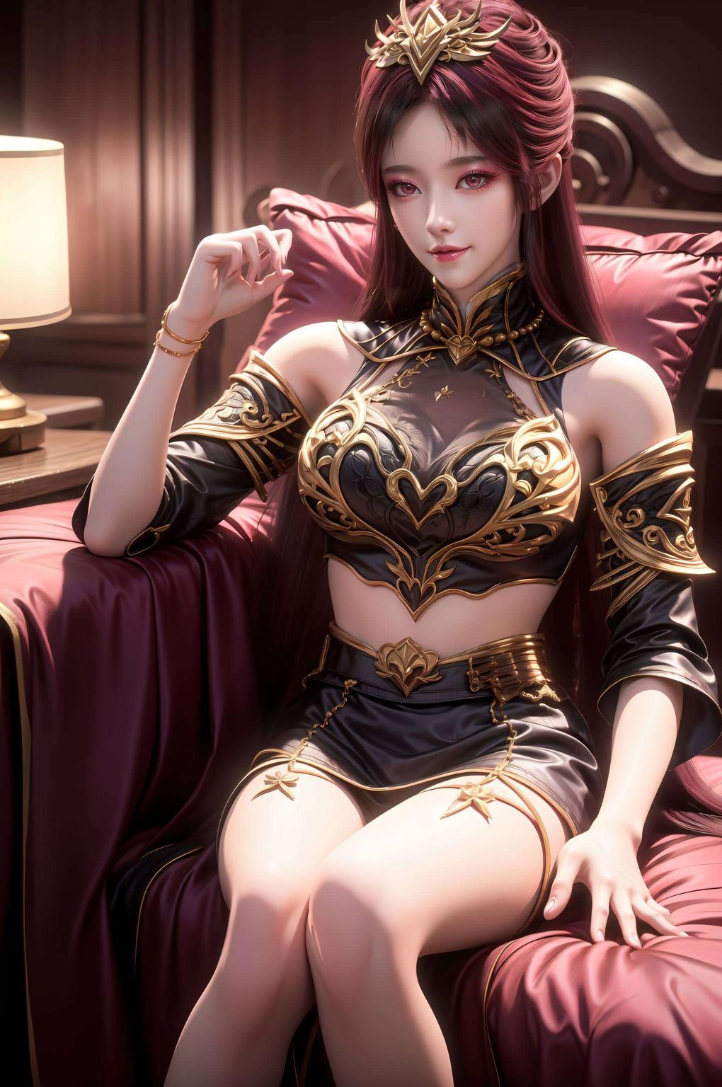 这款伤感游戏壁纸夫人眼神深邃