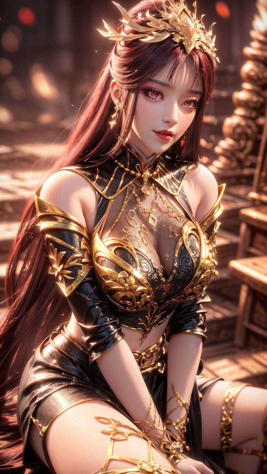 高清壁纸秀毒血夫人冷艳凝视