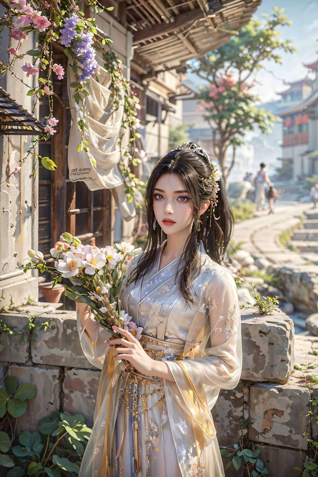 清爽夏日方清雪泳装比基尼壁纸