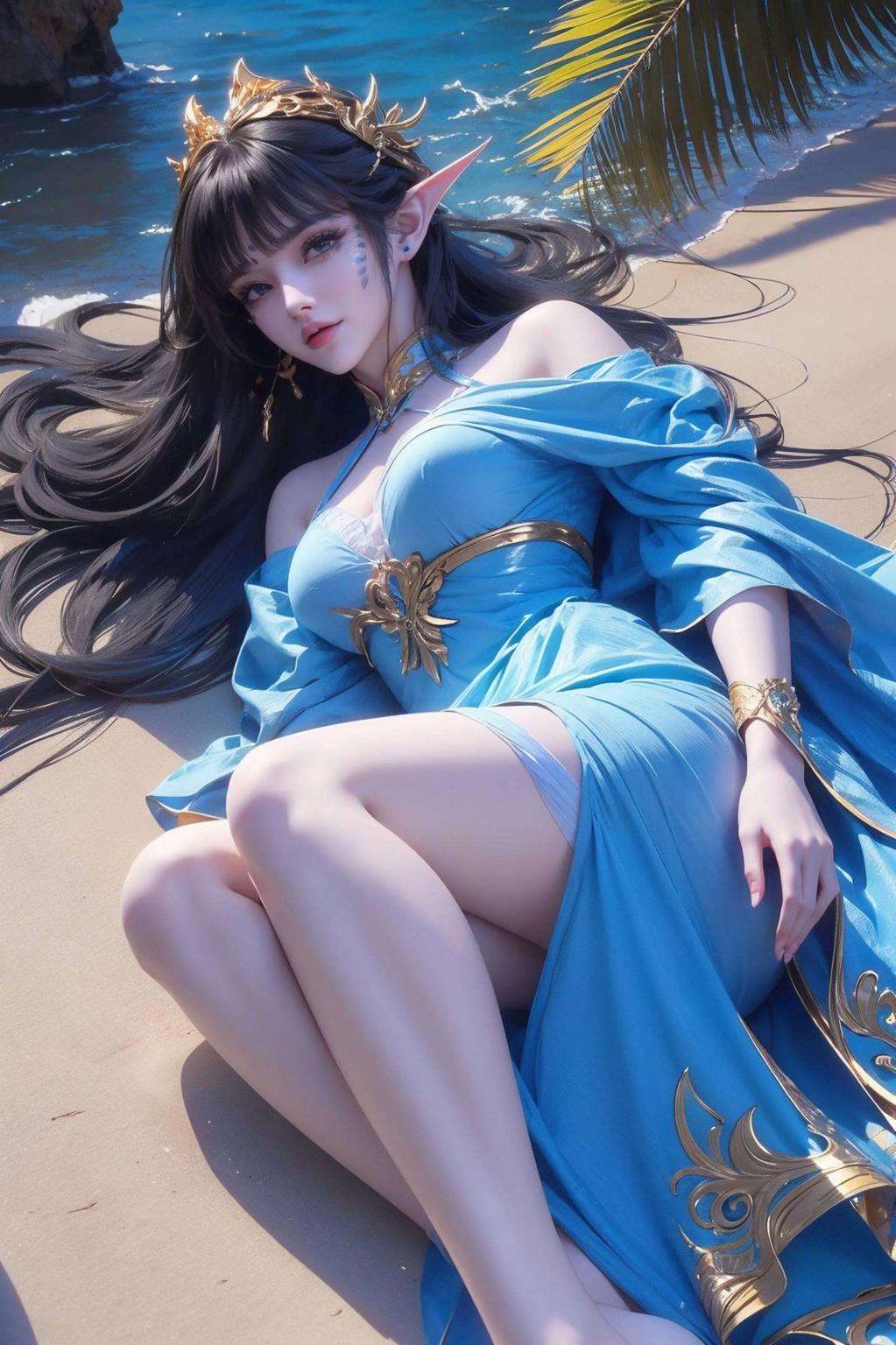 静谧如梦国漫女神AI壁纸凤清儿