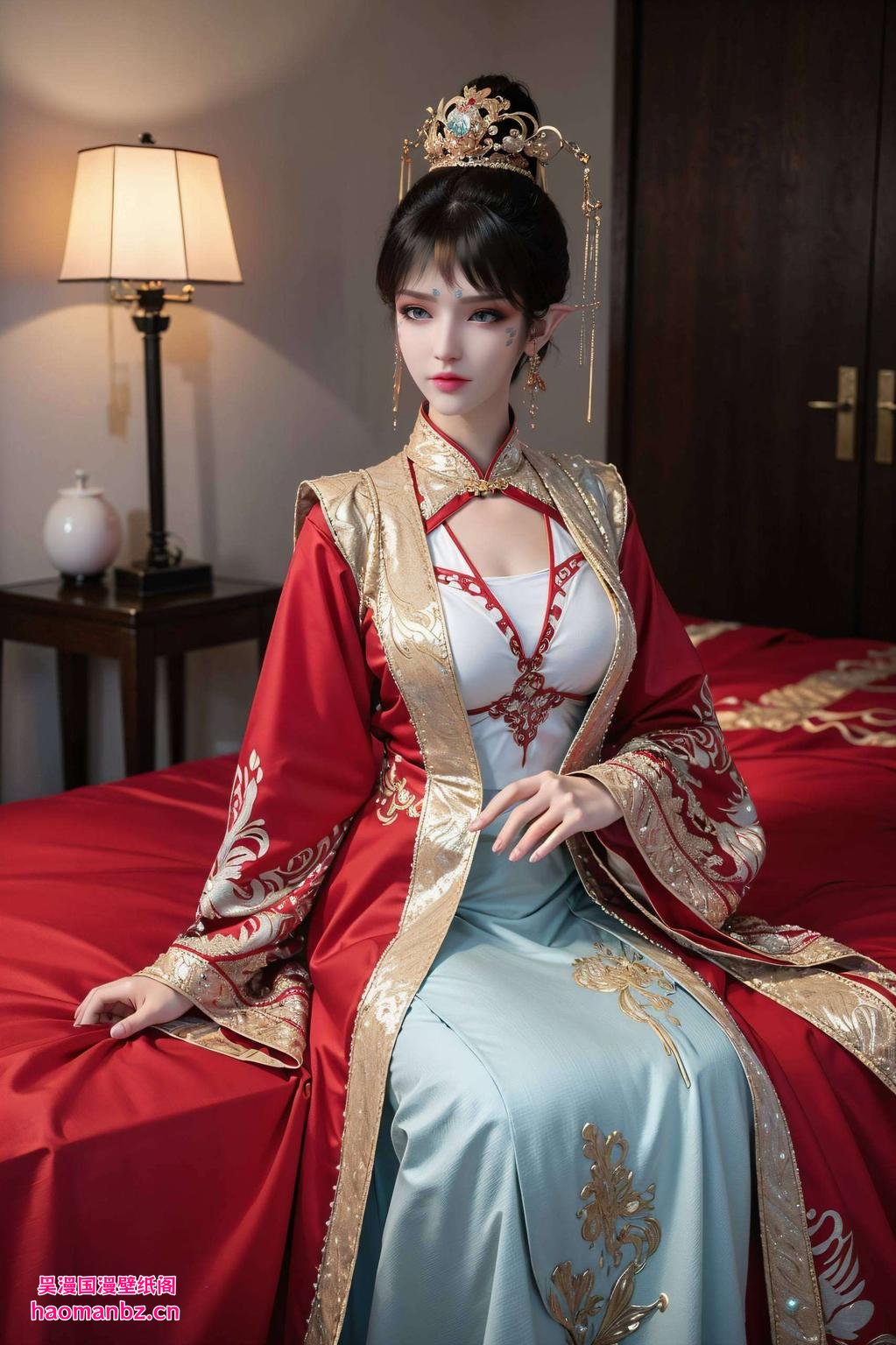 ins风满满凤清儿动漫风壁纸