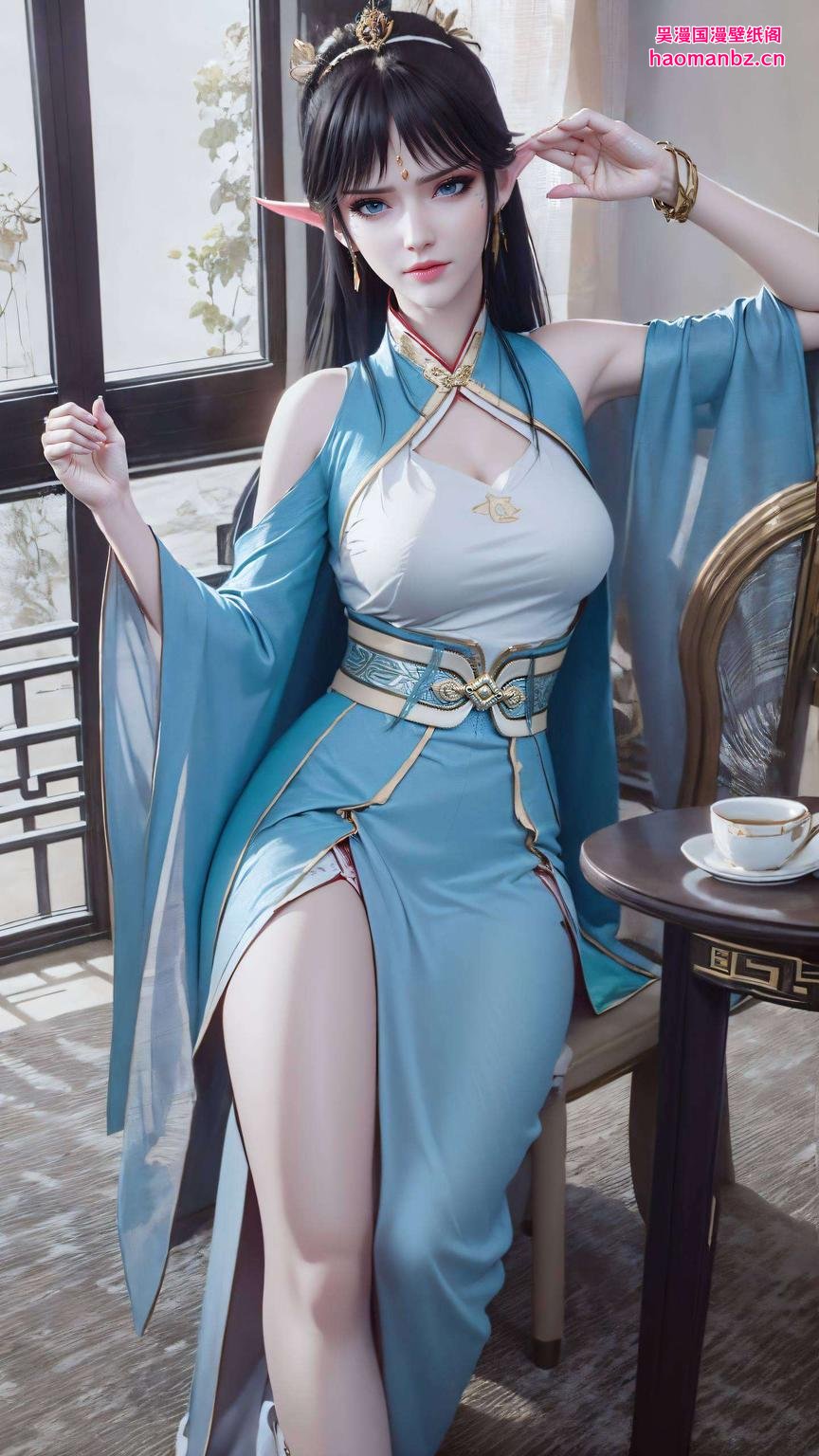 点亮电脑温馨！感受凤清儿美照高清魅力