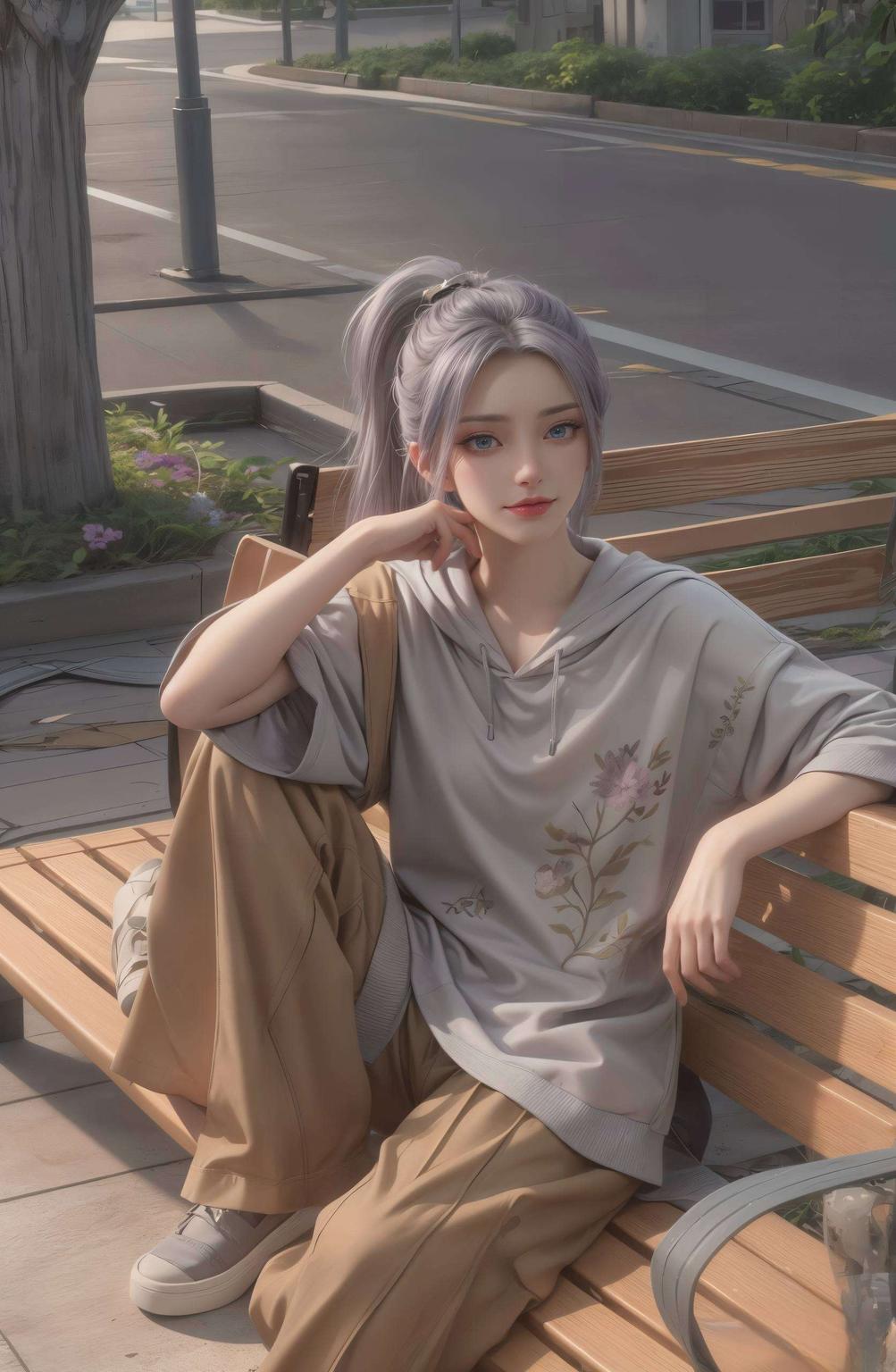 点亮你的电脑桌面！禁欲系韩月AI壁纸