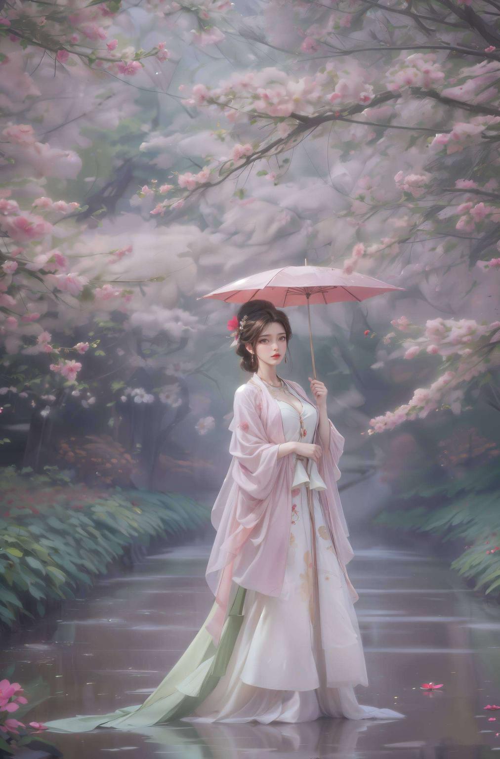 古风韵味尽显一抹幽蓝