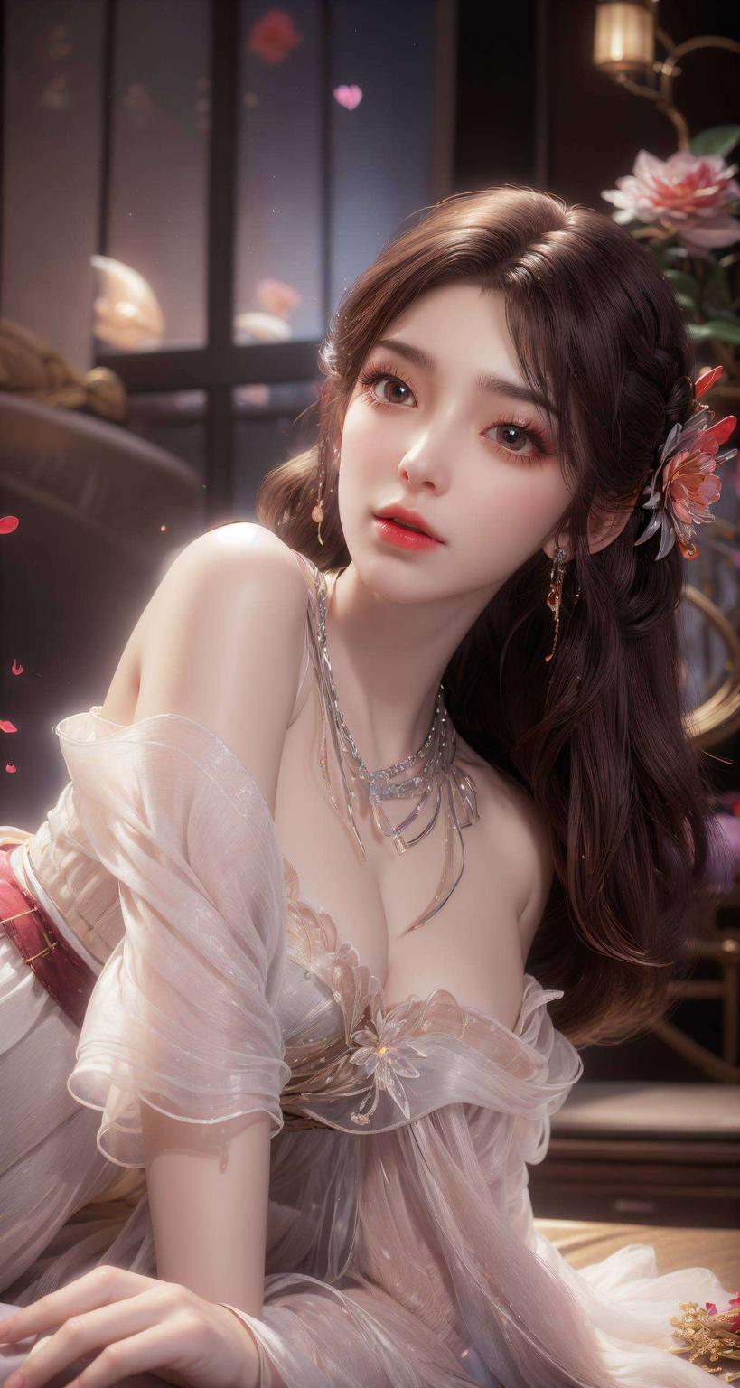 高清呈现火灵儿半边脸壁纸