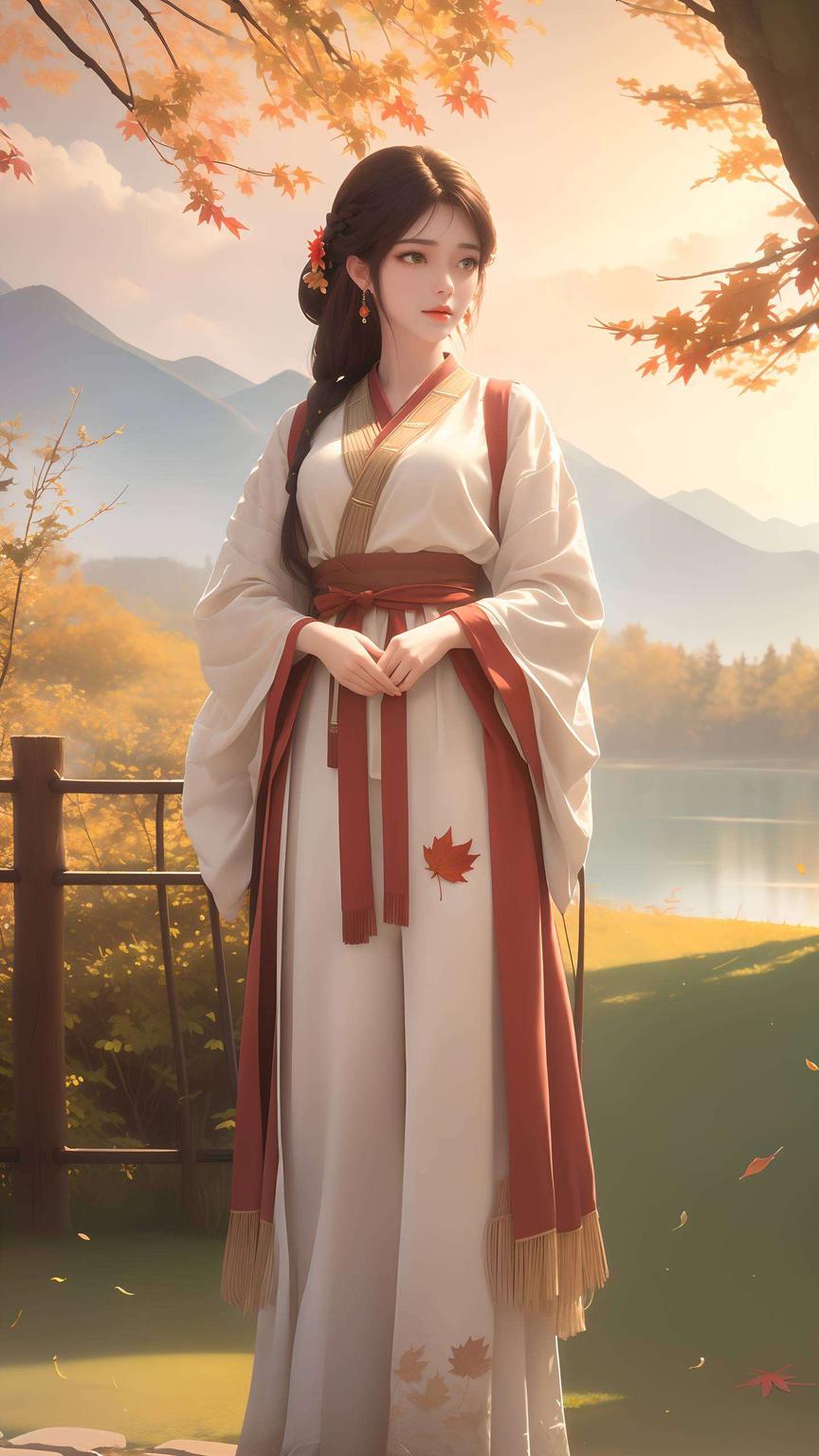 让人一眼难忘火灵儿插画壁纸图片