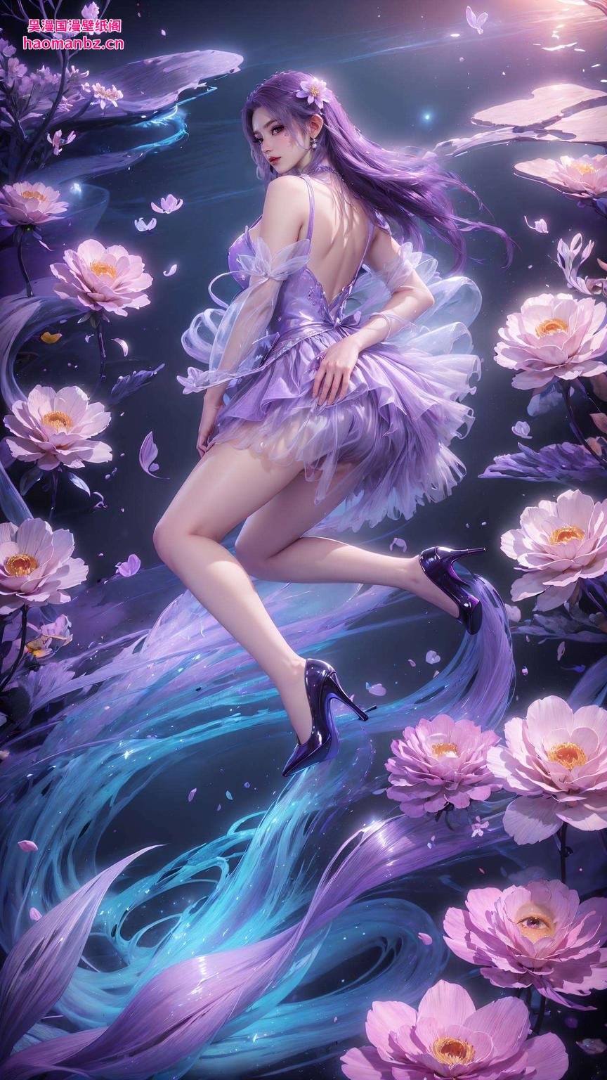 火灵儿炫彩绽放完美世界动态壁纸