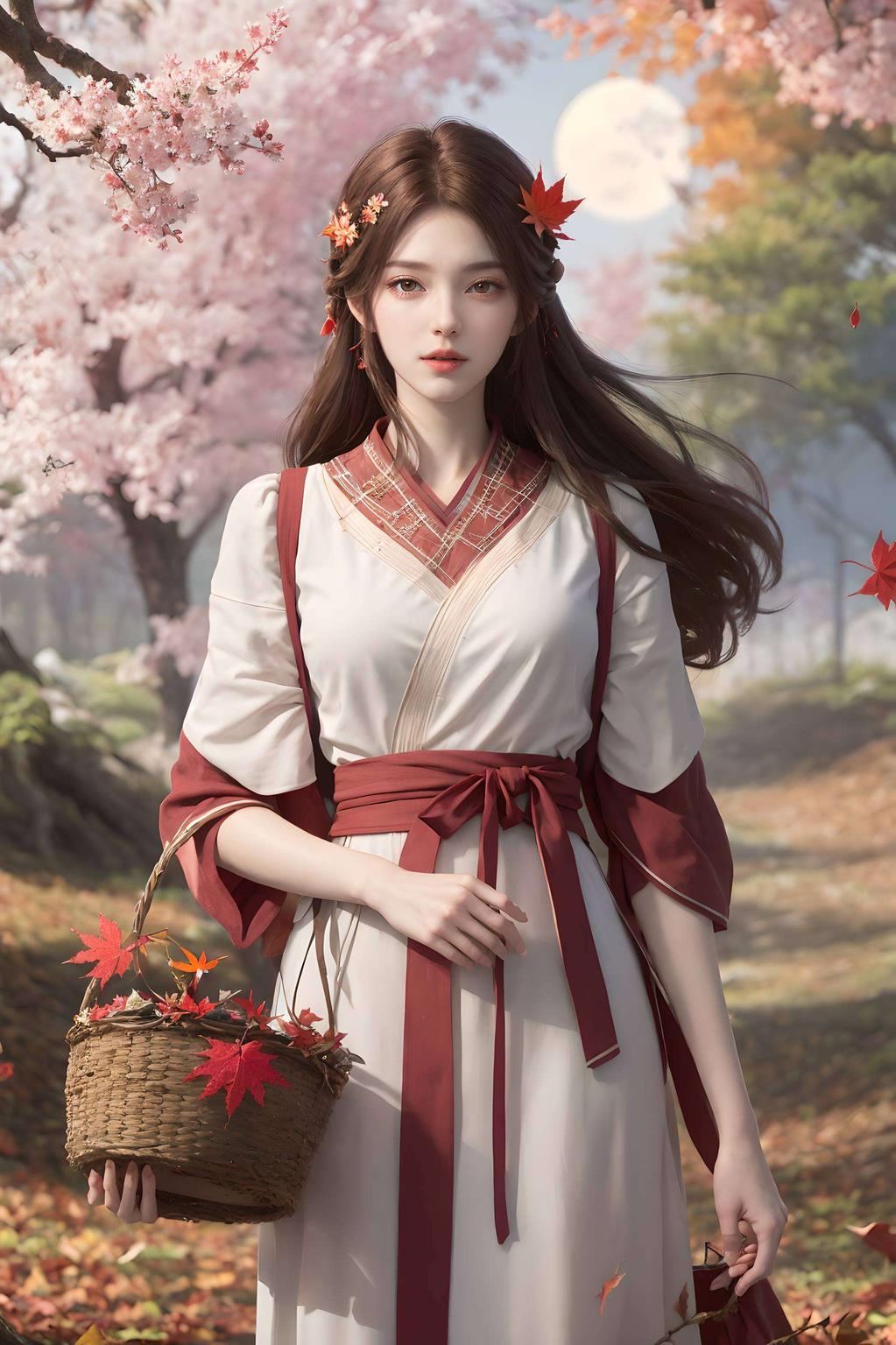 火灵儿翩翩起舞壁纸上古韵流转