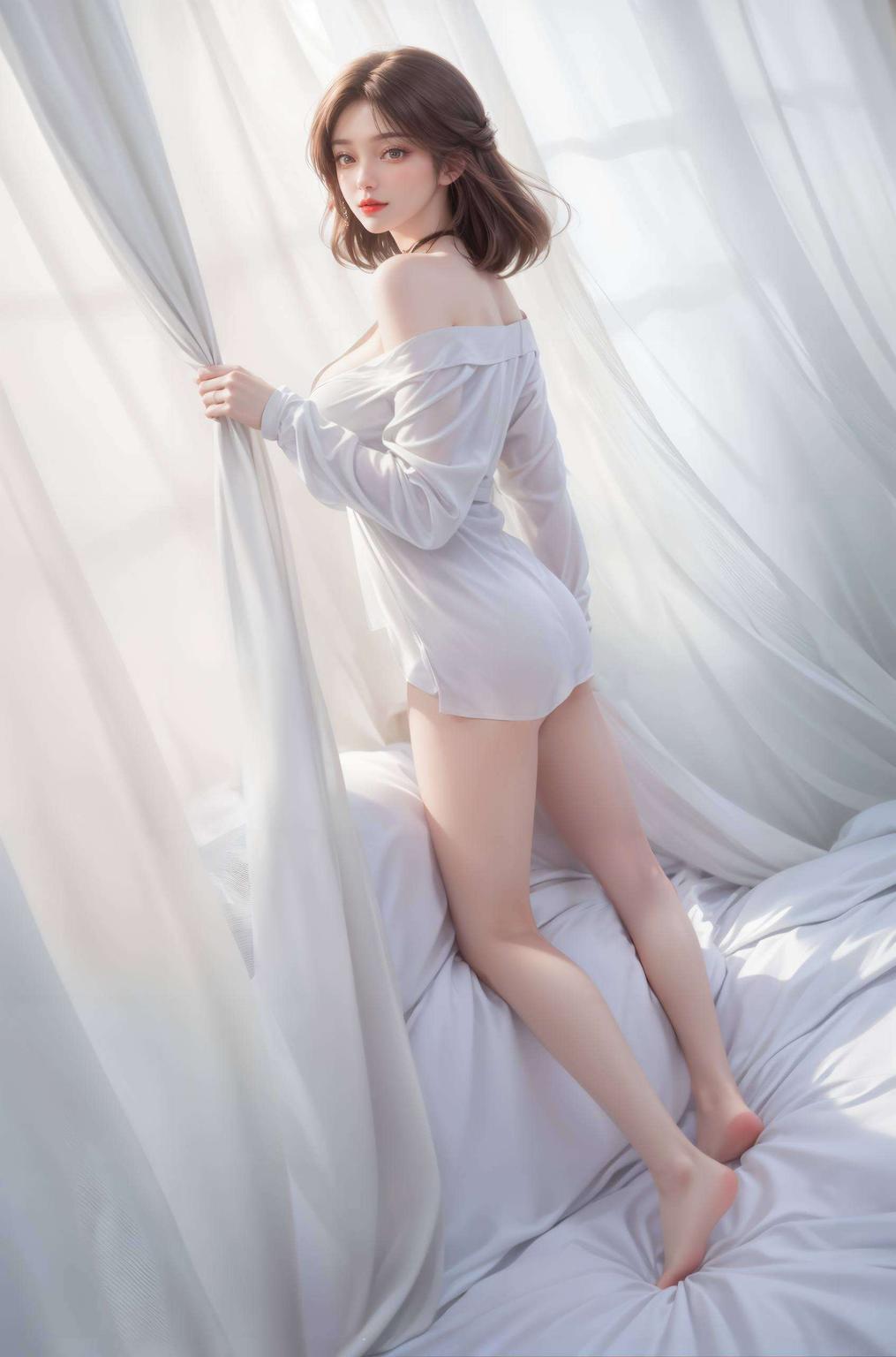 绿意盎然的桑叶间邂逅采桑女火灵儿