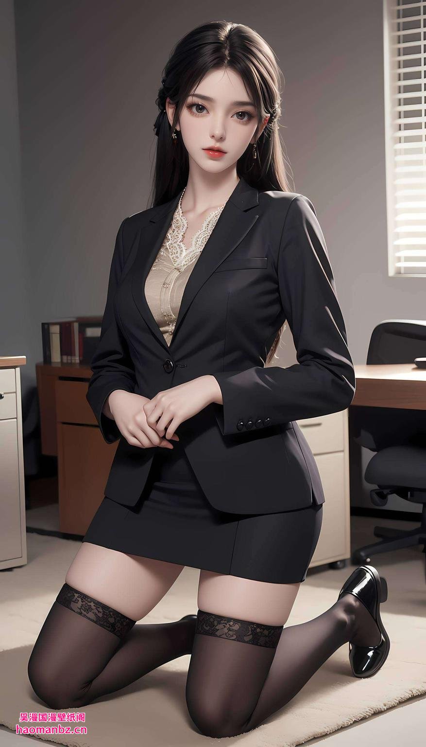 白发飘逸让你感受动漫的魅力