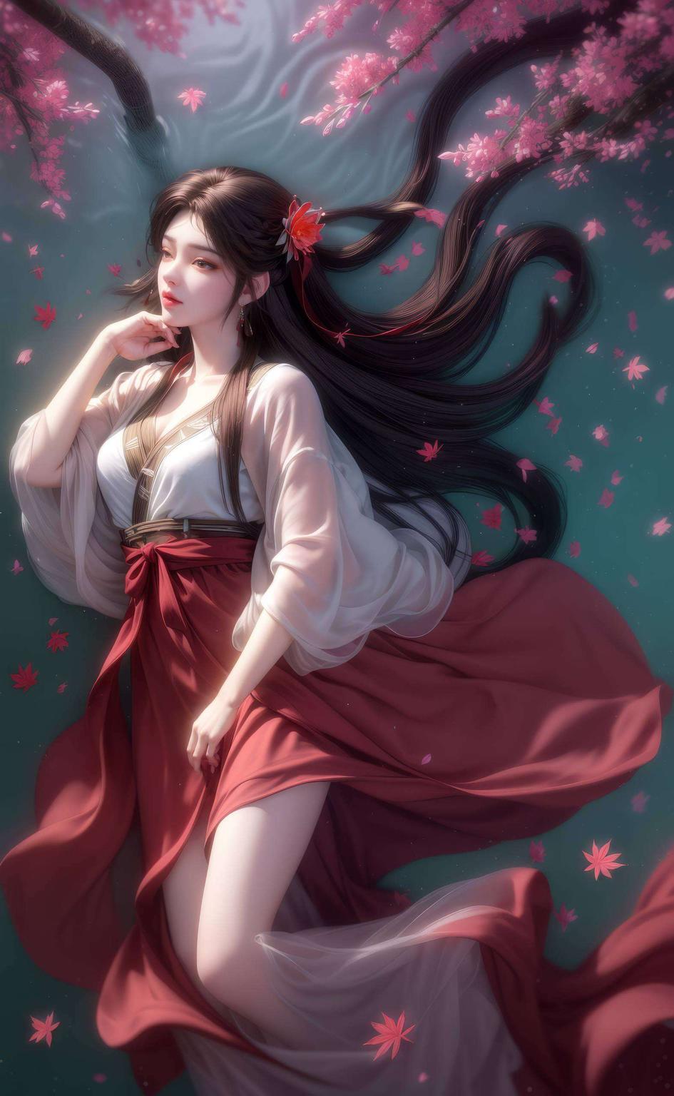 火灵儿壁纸背影高清图亮相！这款壁纸温柔细腻粉色清新