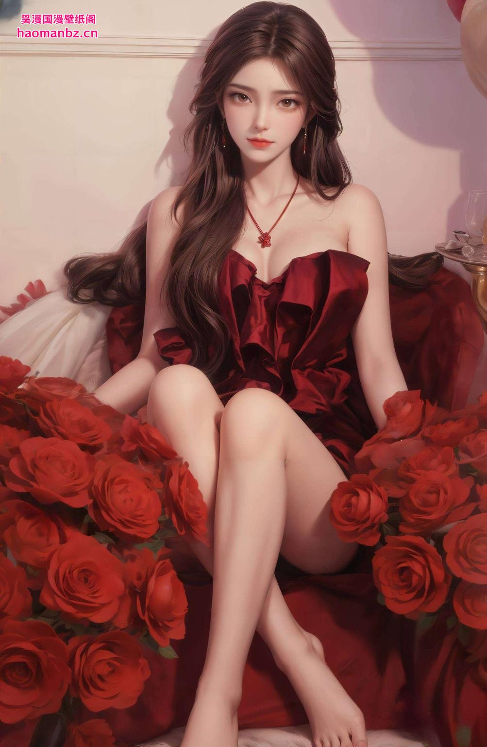 可爱满分这款超美竖屏壁纸绝对不能错过！灵动的眼神、细腻的线条