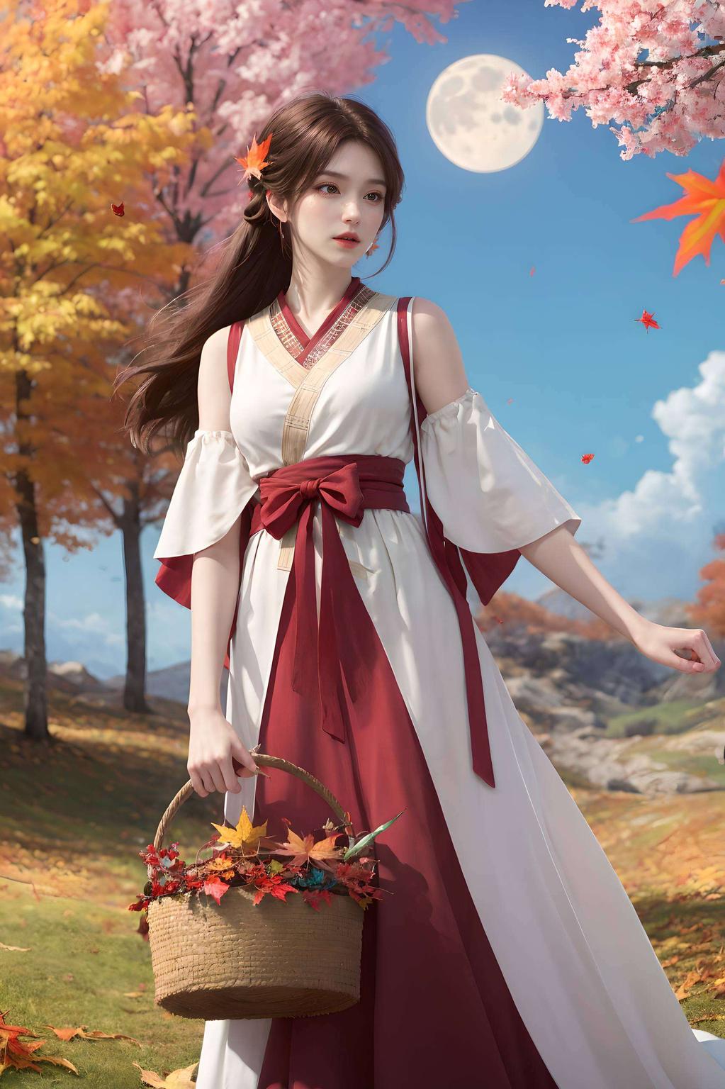 古风韵味火灵儿单人壁纸