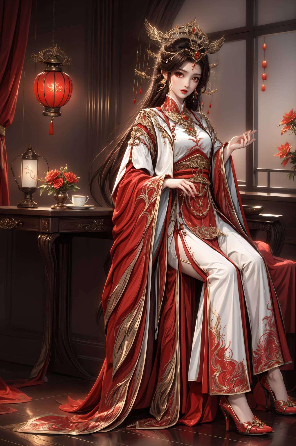 高清动画火灵儿cos壁纸