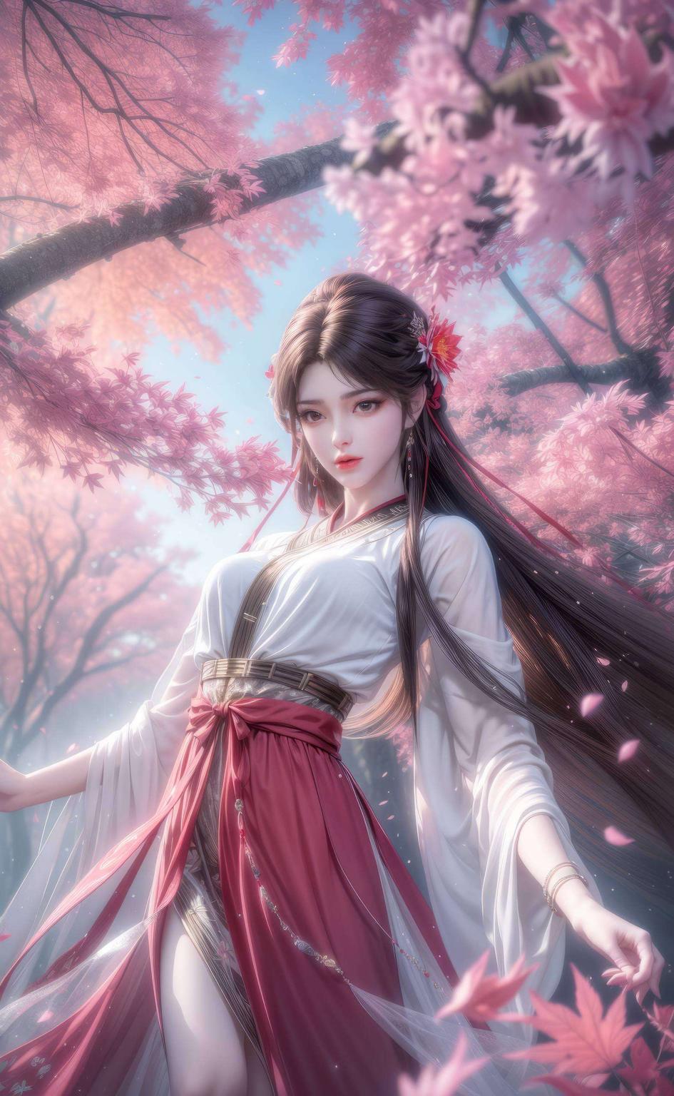 轻触屏幕火灵儿壁纸手机