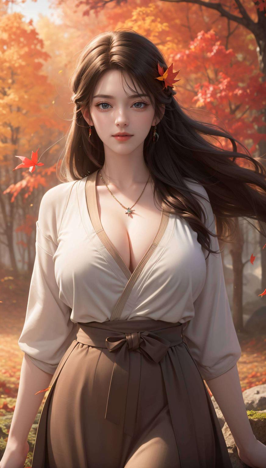 粉色光影交织火桑林间