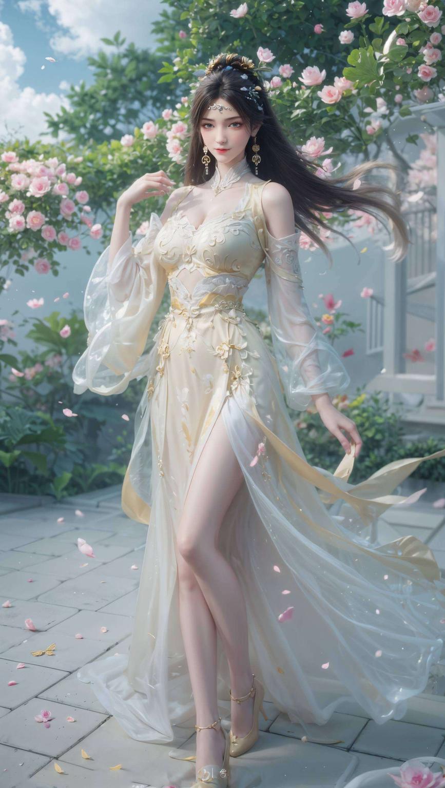 金瓶儿微笑壁纸点亮你的平板屏幕