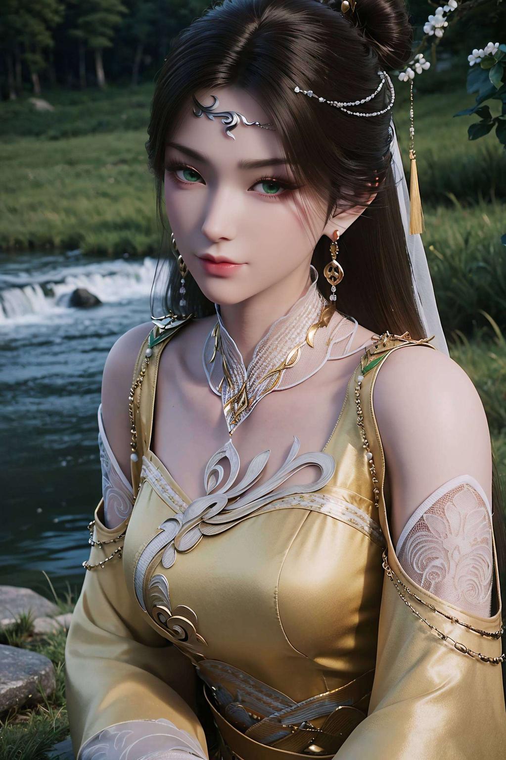 高清护眼金瓶儿同人图壁纸