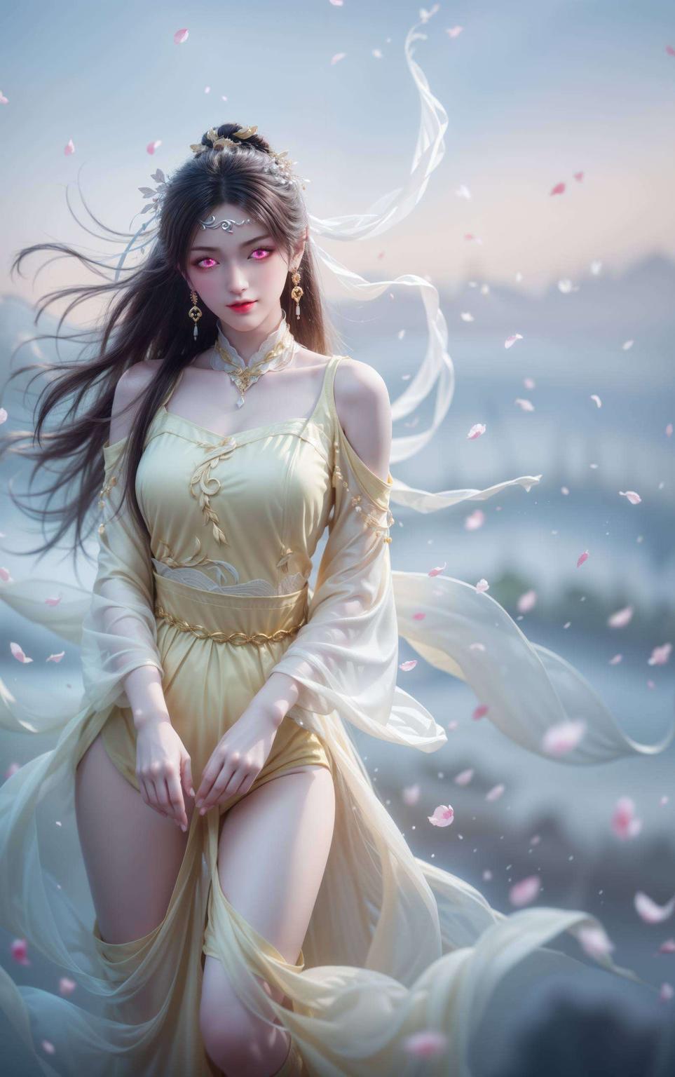 让你的桌面瞬间变身仙境金瓶儿神仙壁纸