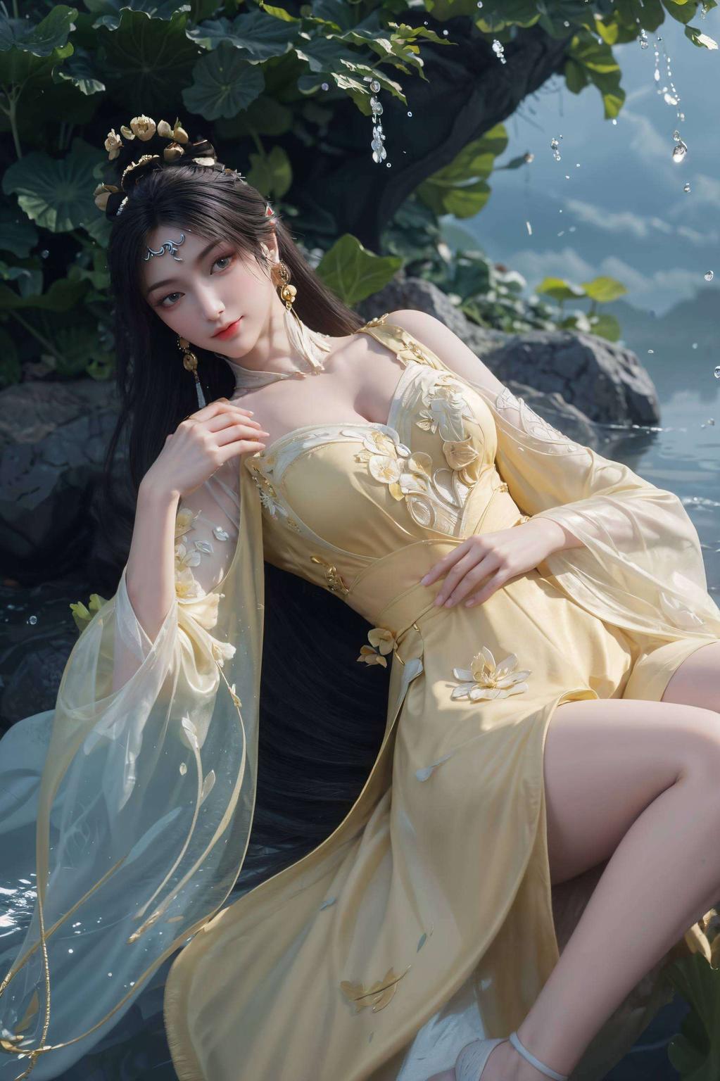 iPad专属墨色蔓延中透着幽深