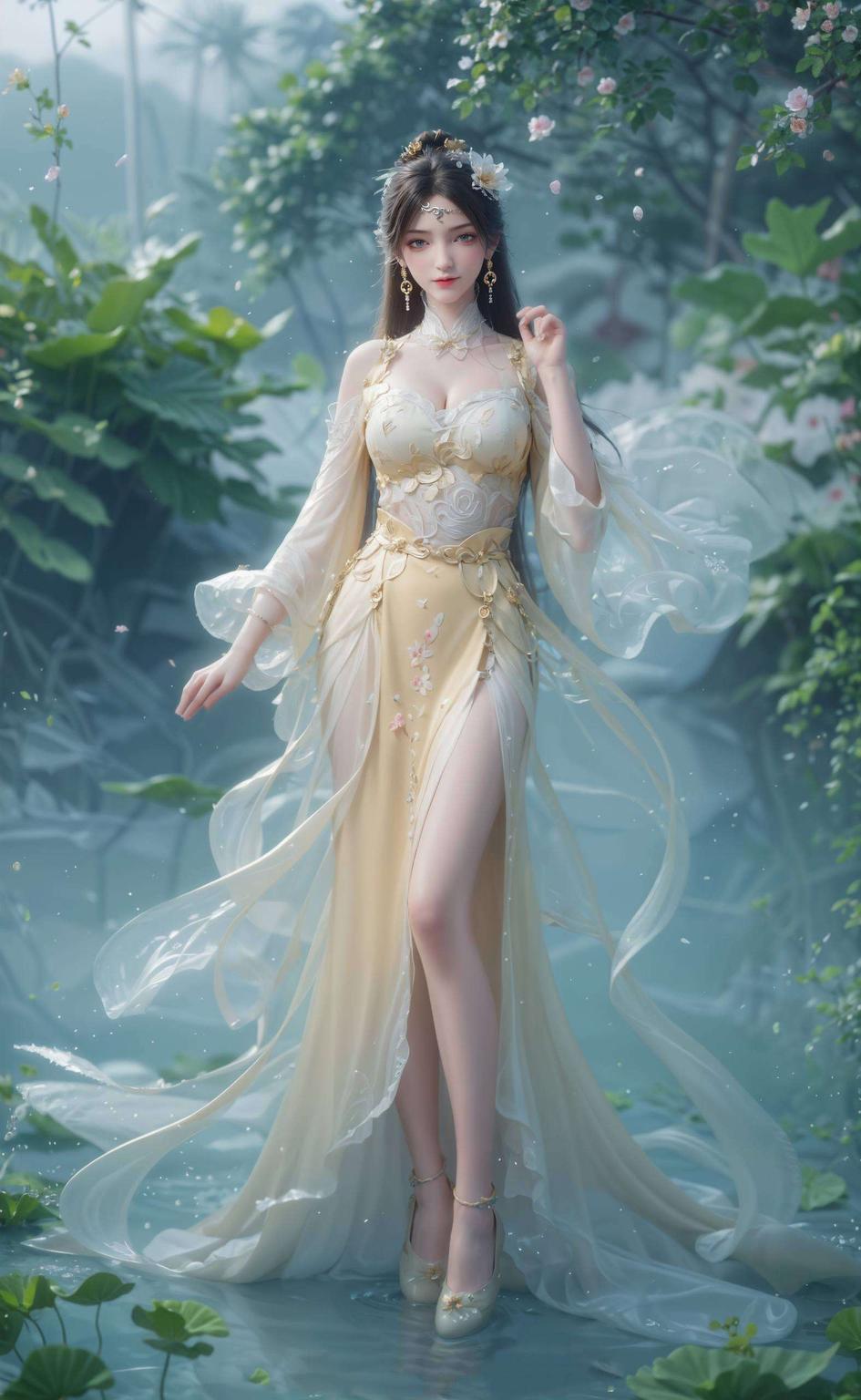 瞧这国漫美女金瓶儿专为护眼设计