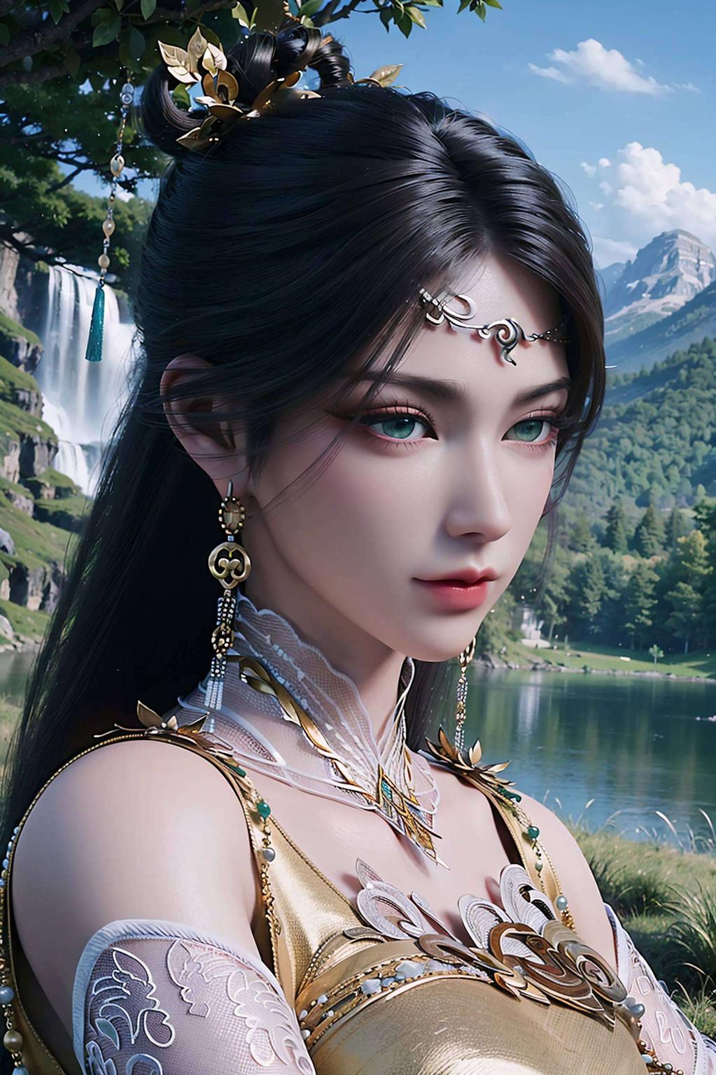 金瓶儿手游风壁纸高清横屏设计