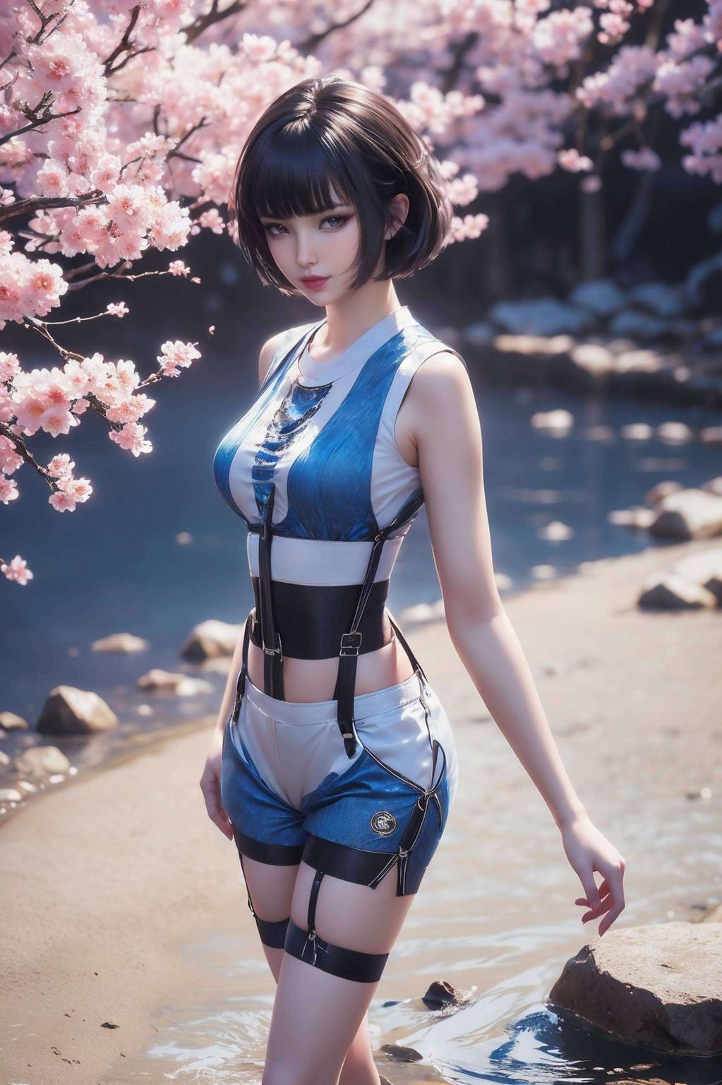 细腻的线条今天给大家带来这款姬青唯美的动漫壁纸