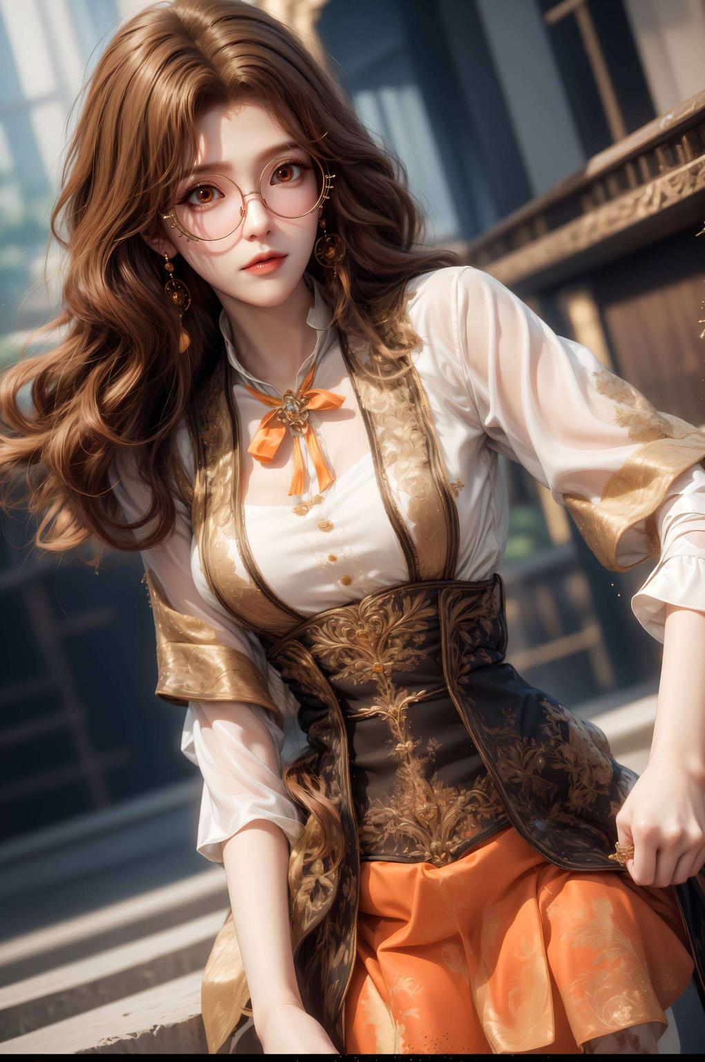 橘子姐的电脑壁纸高清细腻角色美