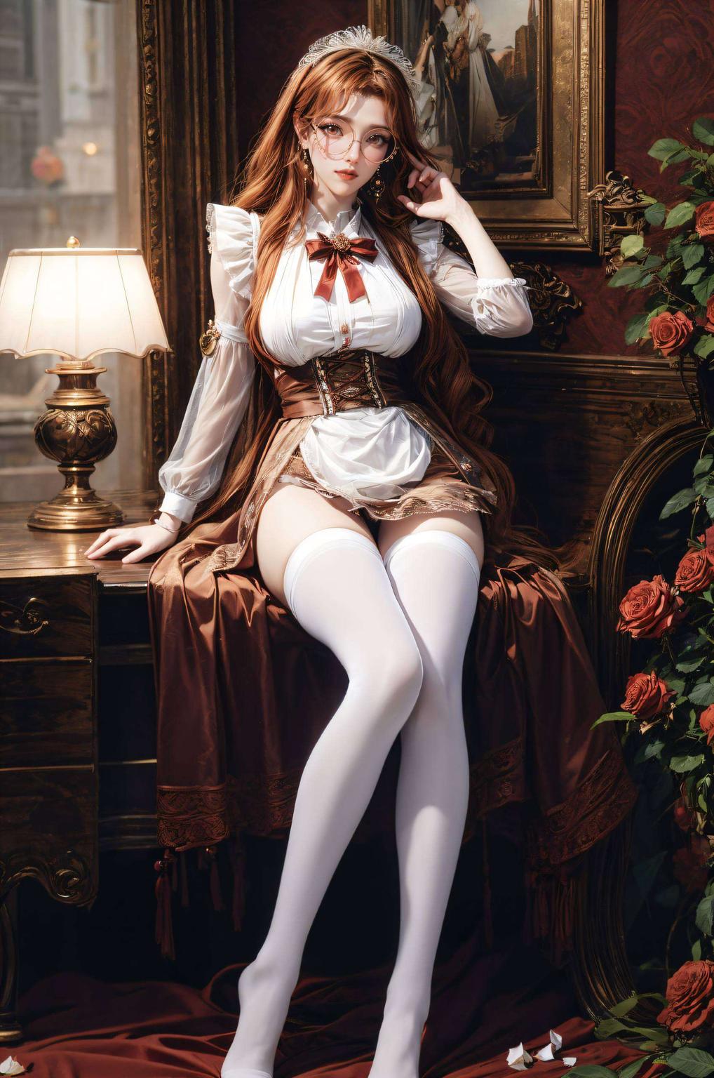 淡雅的色彩搭配今天给大家带来一款超可爱的AI壁纸——橘子姐！看这清新细腻的画风