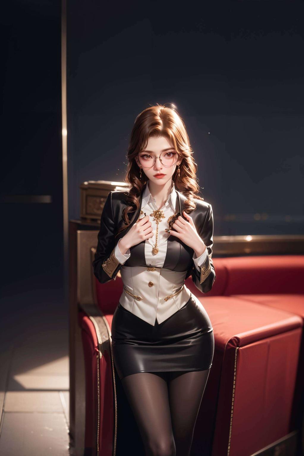 女神灵动今天给大家带来一款超震撼的精细角色PC桌面背景——橘子姐AI国漫女神屏保壁纸！画面细腻