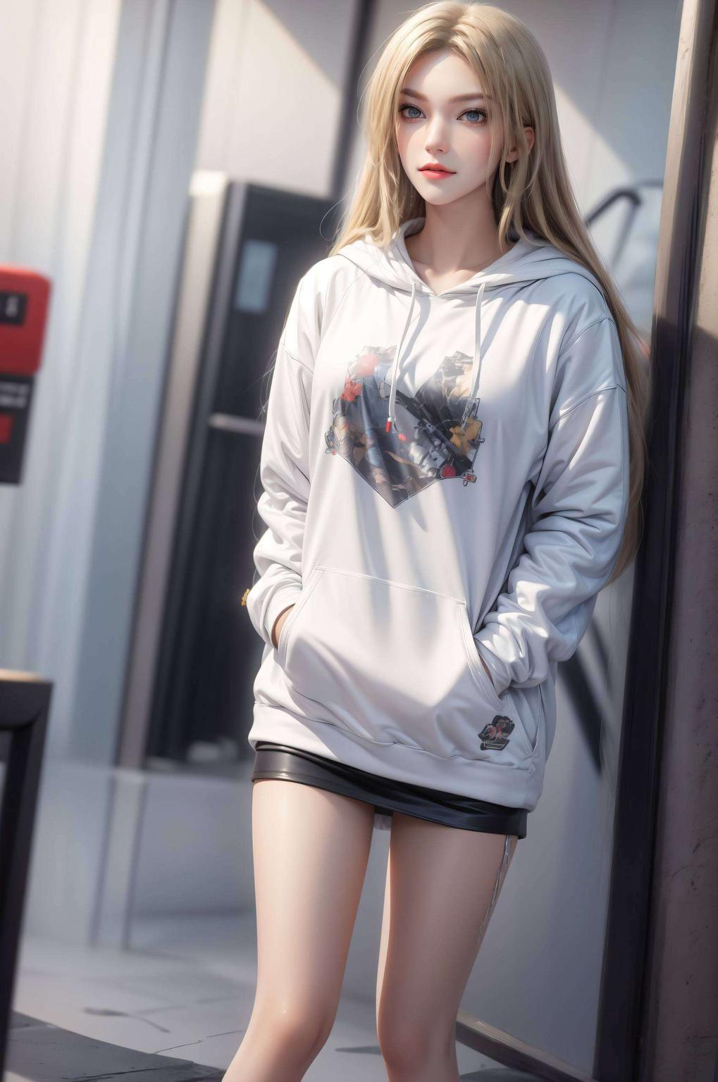 彰显英雄气概凯莎身着战甲