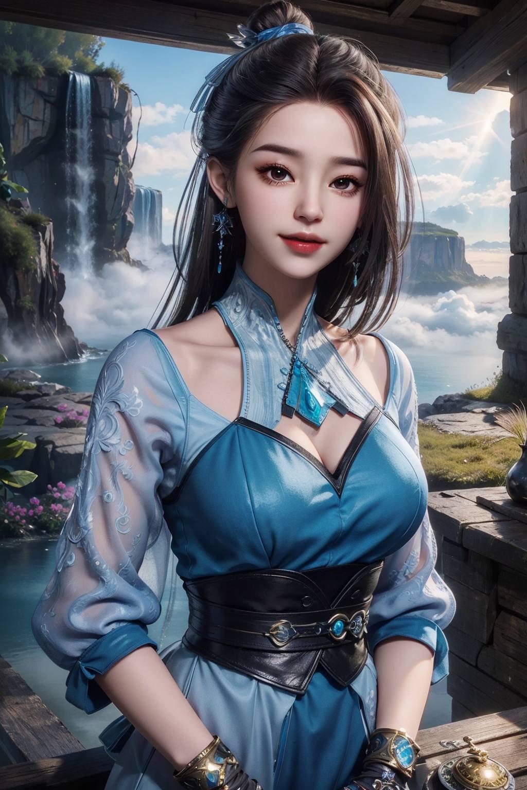 风格独特蓝灵娥的壁纸来了！安卓用户有福啦