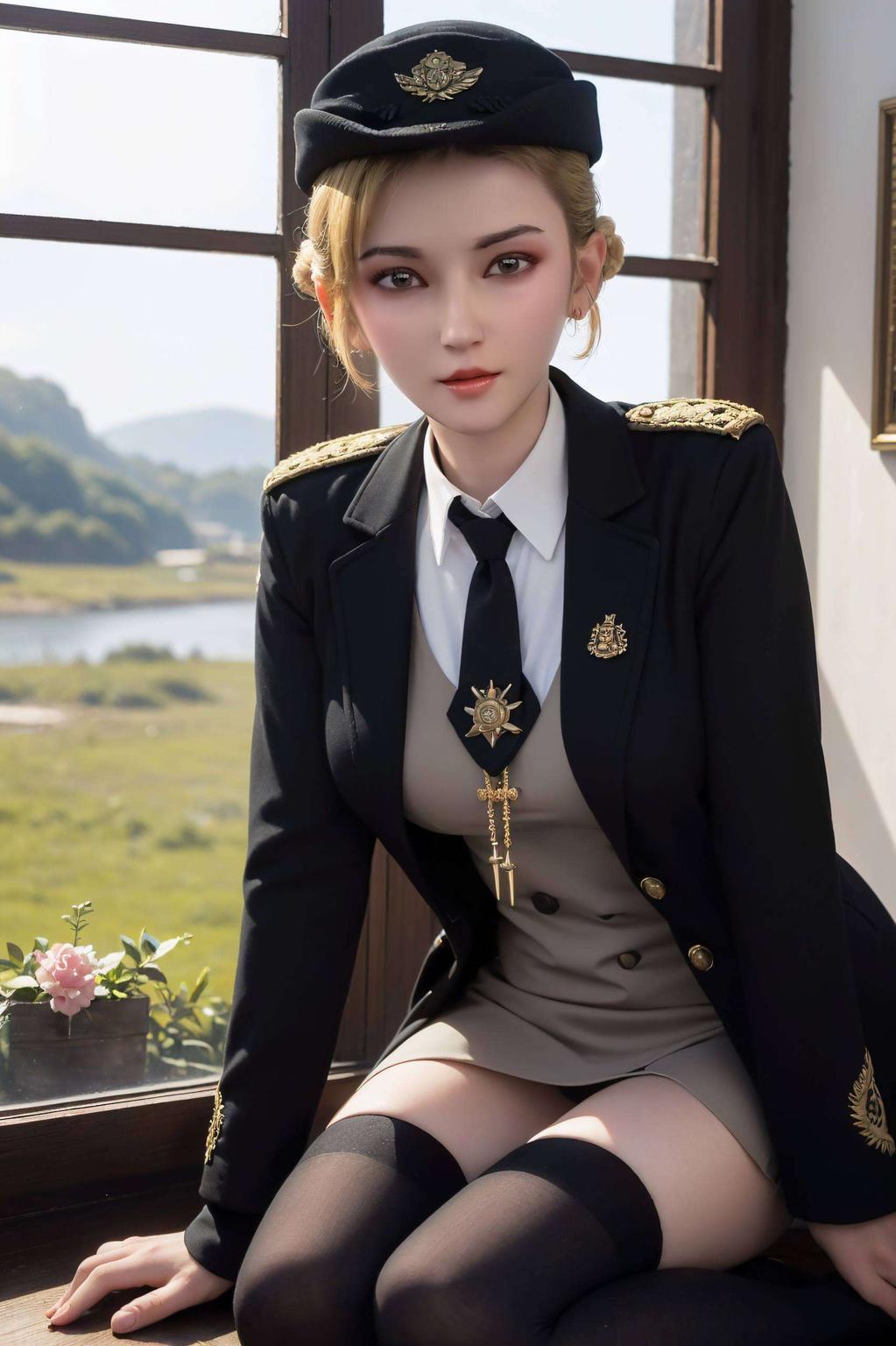 充满青春气息养眼壁纸来袭！这款雄兵连怜风穿校服的桌面主题