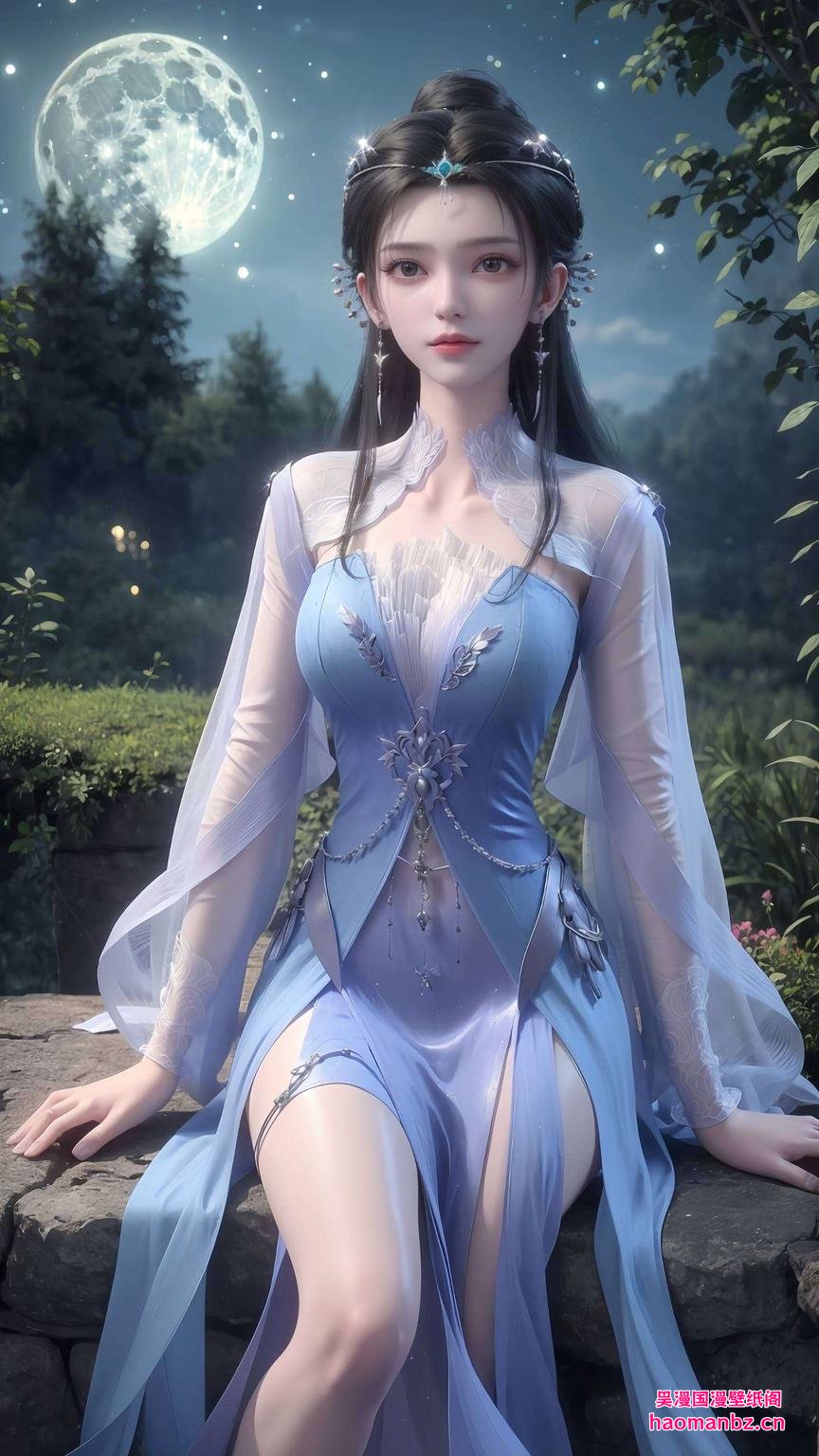 这款李慕婉高清壁纸仙气环绕