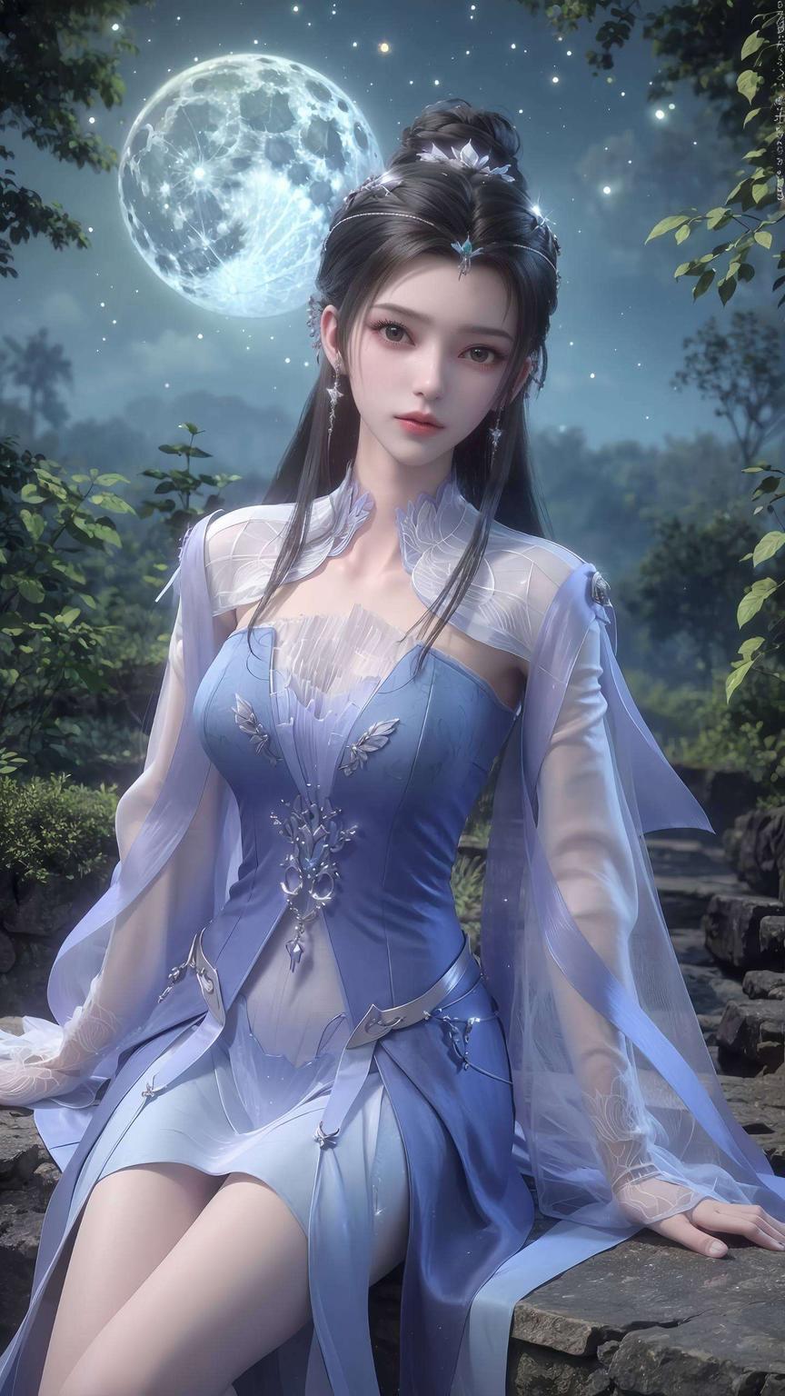 让我们一起享受视觉盛宴吧！”特别适合iPad和手机！这款李慕婉超清手机壁纸