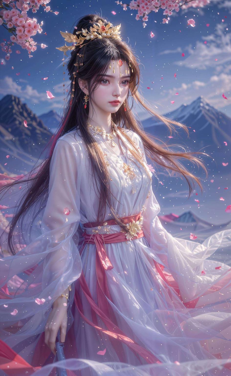 清雅淡墨李慕婉旧建模美如画