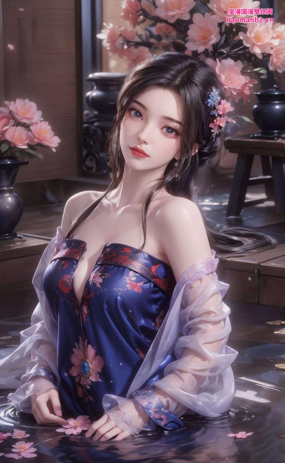 让你的iPad瞬间变身古典仙境！这款壁纸以李慕婉为主题细腻笔触描绘出古典美人儿的婉约风姿