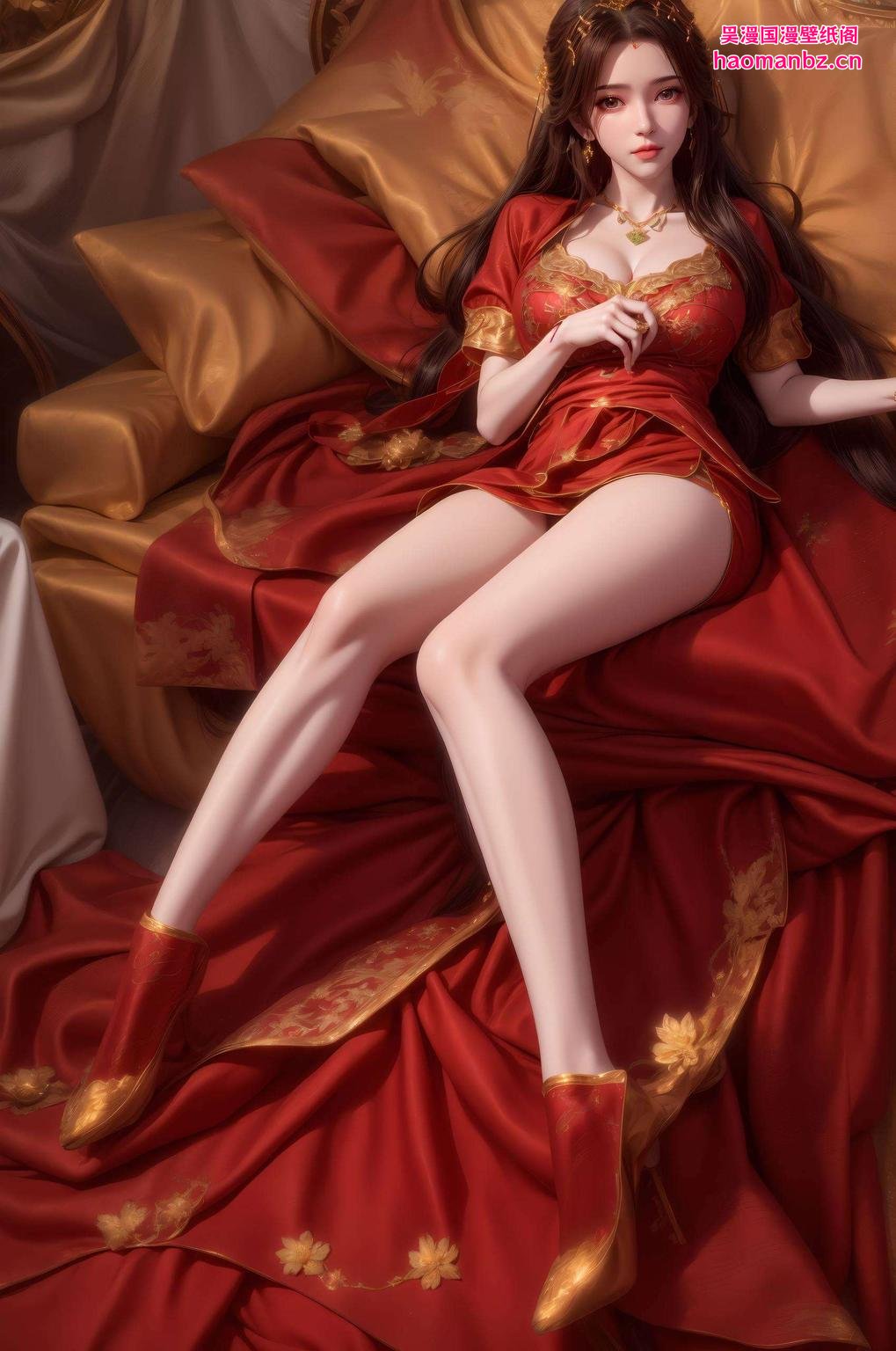 电脑桌面新装李慕婉变身