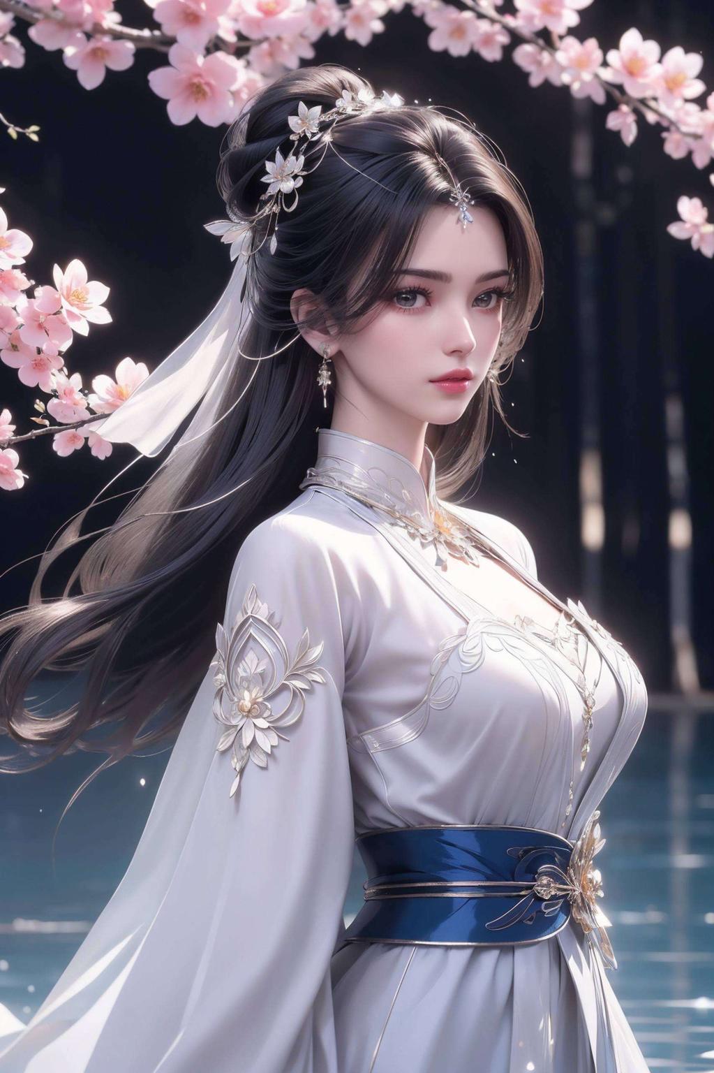 李慕婉的眼神里藏着深深的忧郁