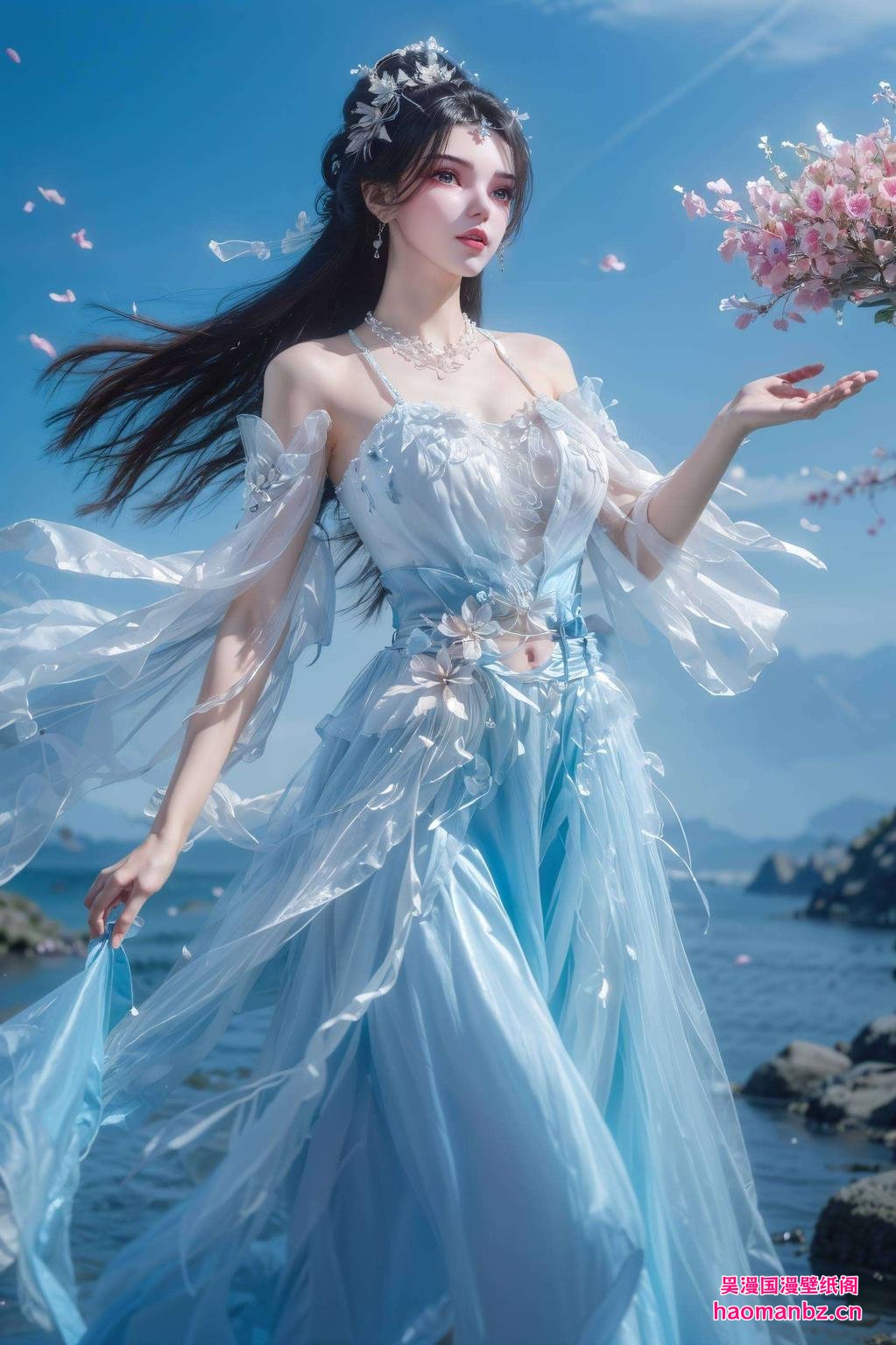 精细描绘李慕婉平板上的粉色梦境