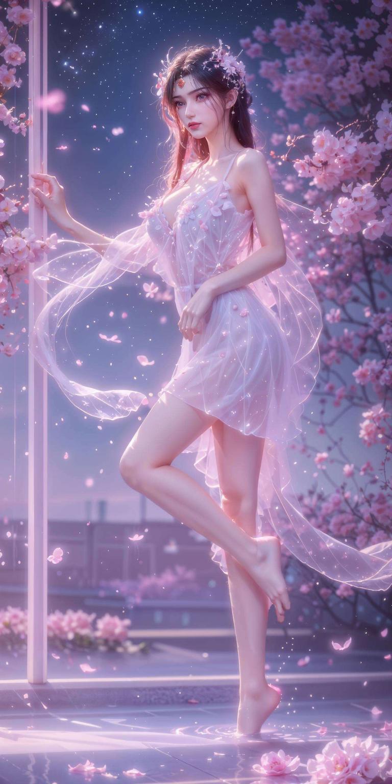 清晰得仿佛能感受到她的呼吸动漫迷们！今天给大家带来一款超美的4K像素壁纸——李慕婉全身壁纸！这画面