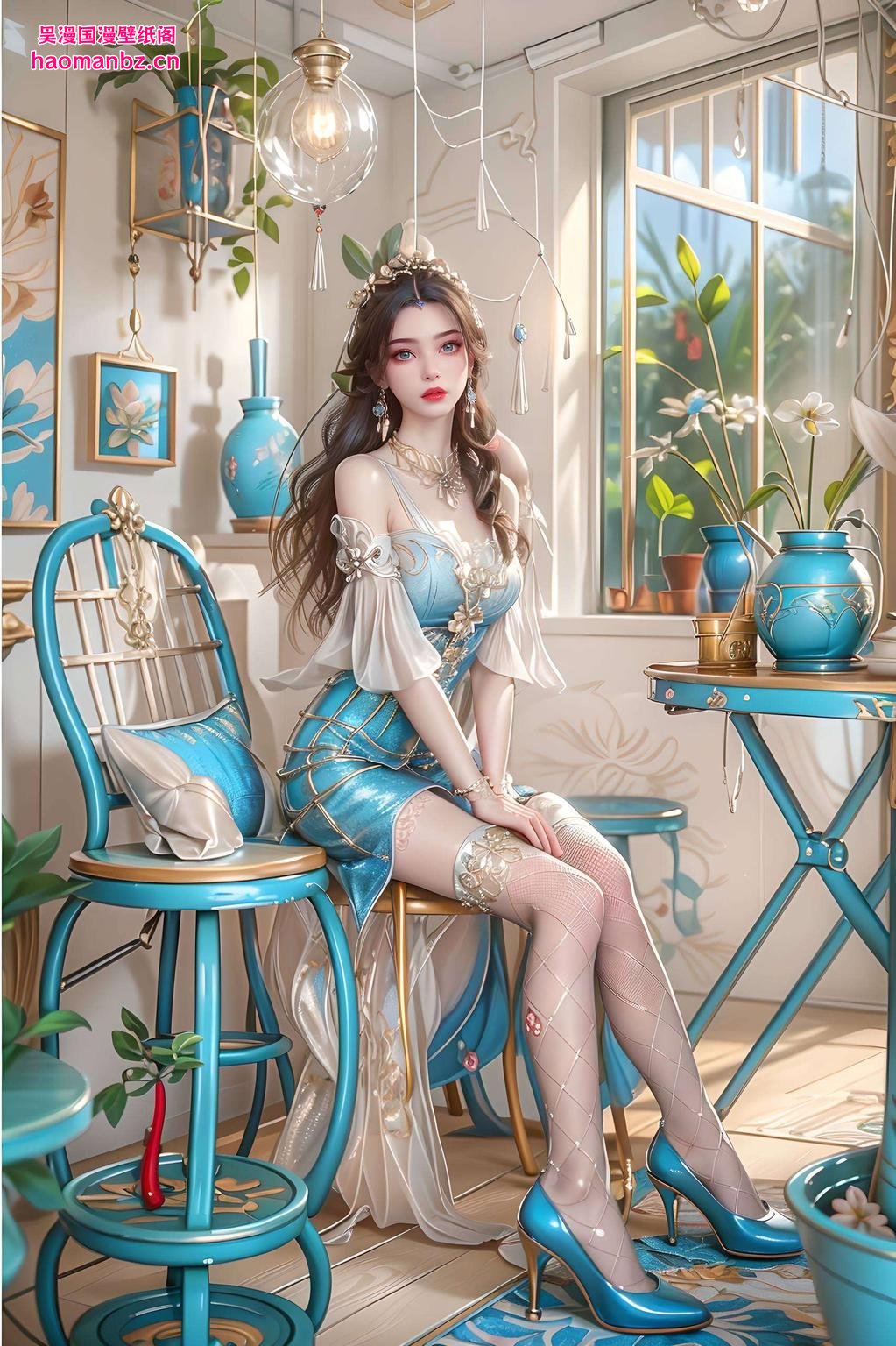 淡雅的色调每一帧都像是从古典画卷中走出来的一般