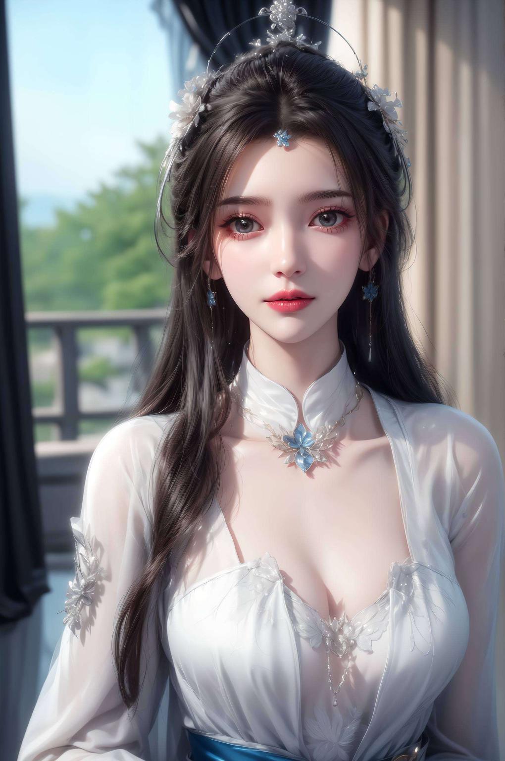 以国漫女神李慕婉的腿部特写为主让你的手机瞬间变身艺术品！