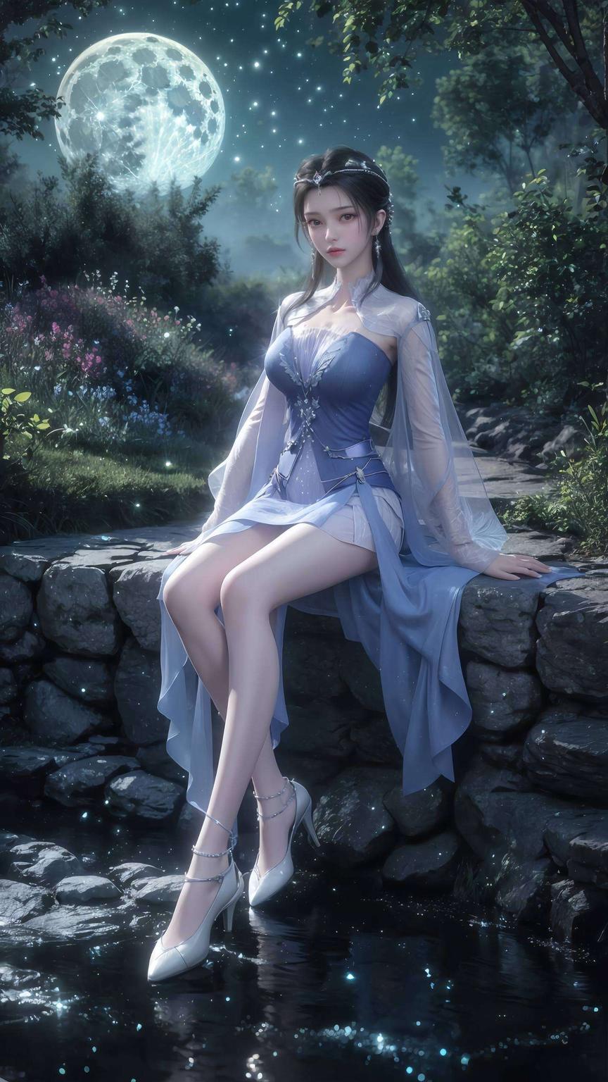 “大家好主角是我们可爱的李慕婉哦！清新的色彩