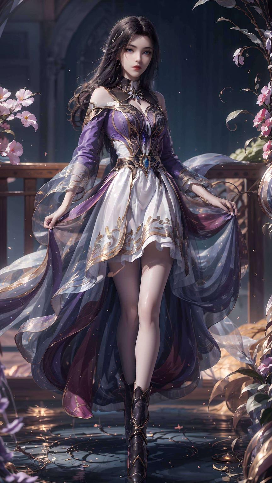 以凌落宸的动态瞬间为灵感感受角色灵动魅力